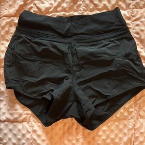 Women's Black Lululemon Athletic Shorts